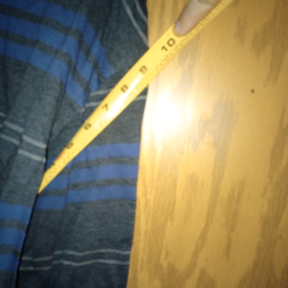 Ping Collection Blue /Black Striped Polo Golf Shirt Men's Lg. Mercerized Cotton - Picture 8 of 8